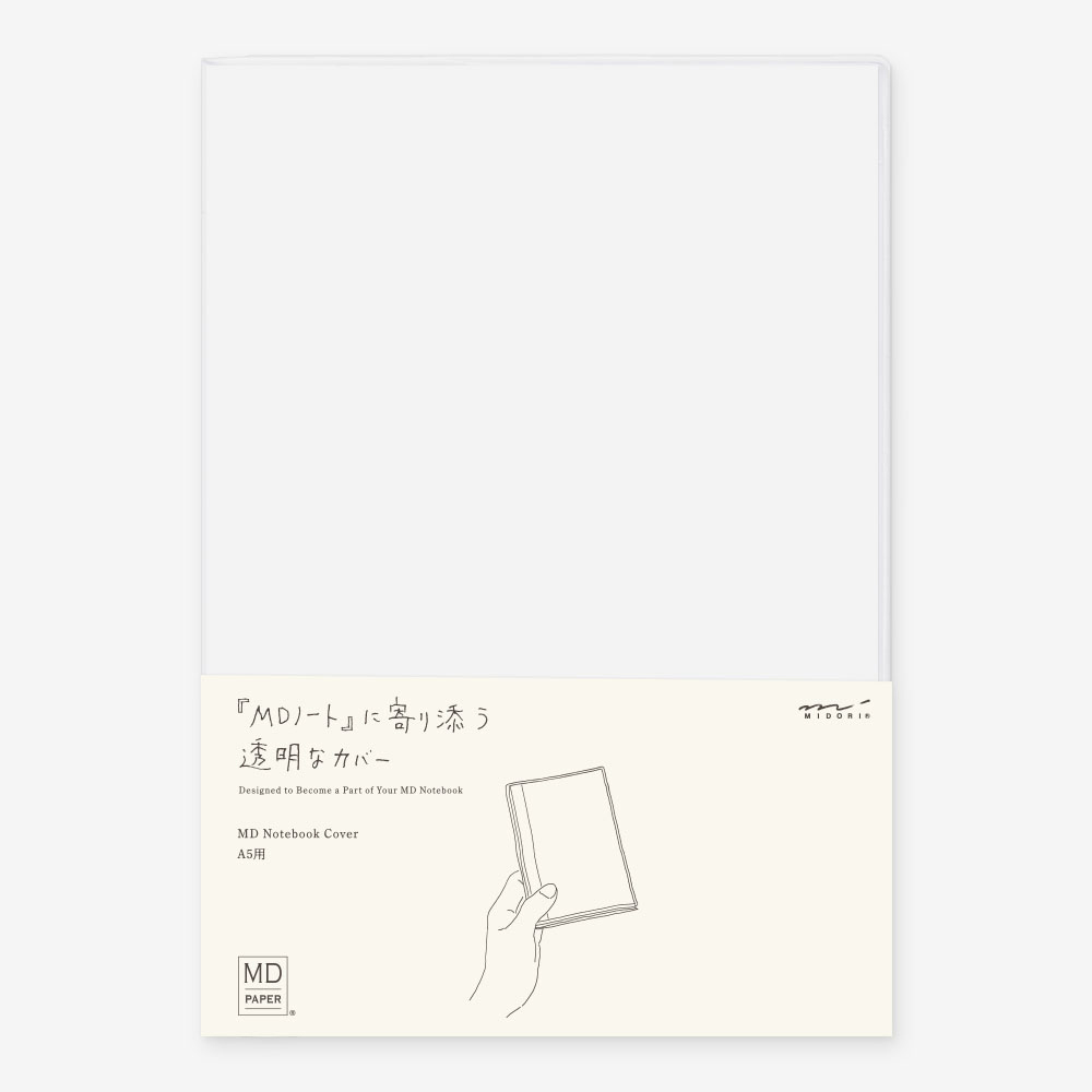Midori MD Paper Notebook Clear Cover A5